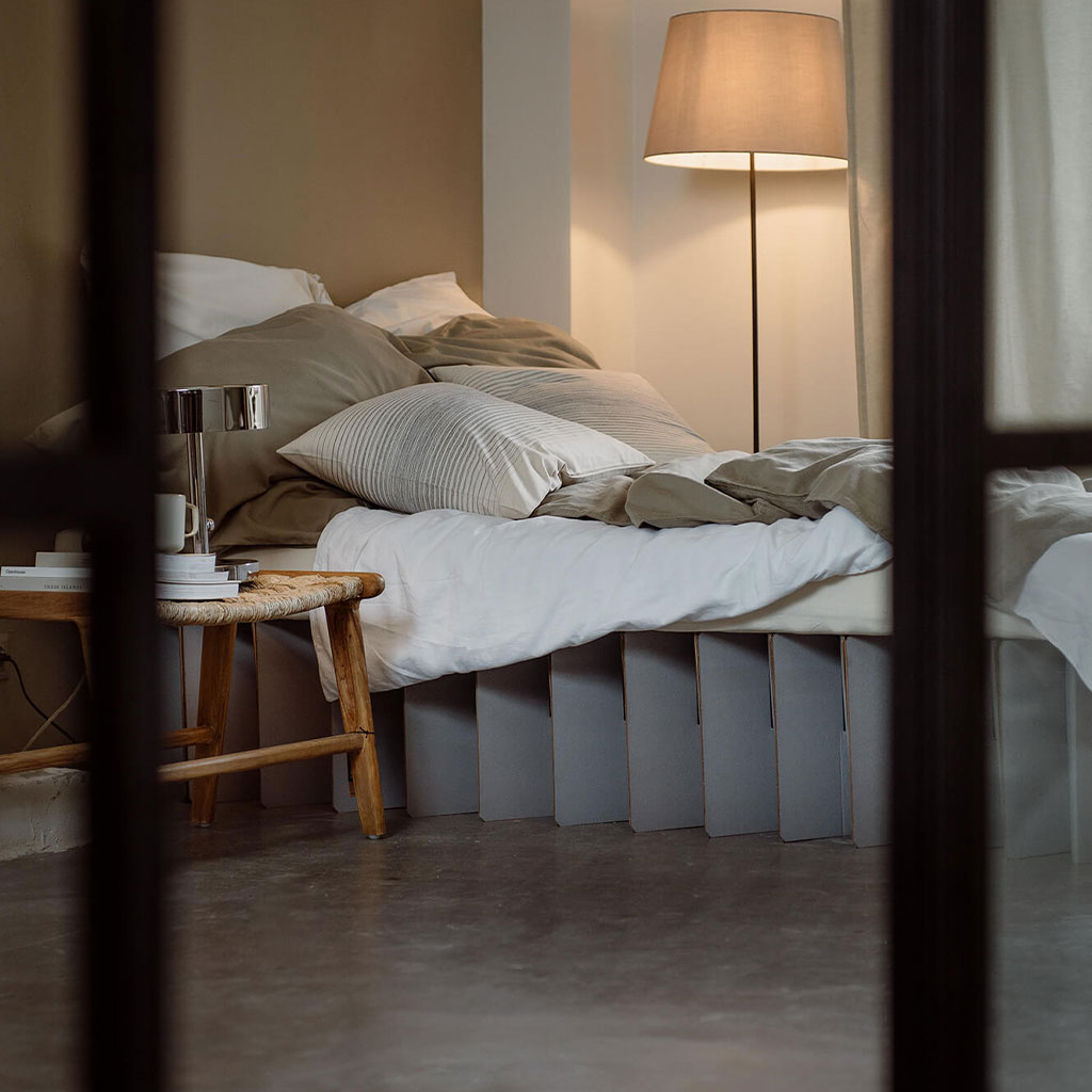 RIAB Bed 2.0 in pebble grey